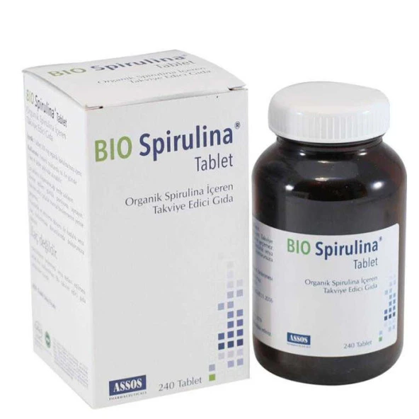 Assos Bio Spirulina 240 Tablet ürün görseli 1