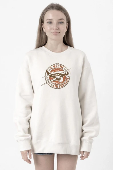 Indiana Jones Lao Che Air Freight Beyaz Kadın 2ip Sweatshirt ürün görseli 1