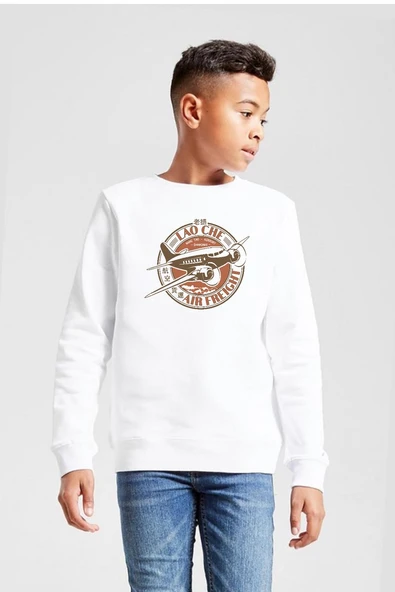 Indiana Jones Lao Che Air Freight Beyaz Çocuk 2ip Sweatshirt ürün görseli 1