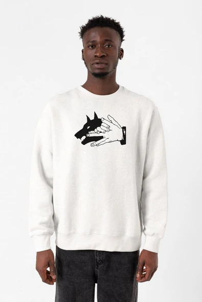 Jujutsu Kaisen Anime Divine Dogs Beyaz Erkek 2ip Sweatshirt ürün görseli 1