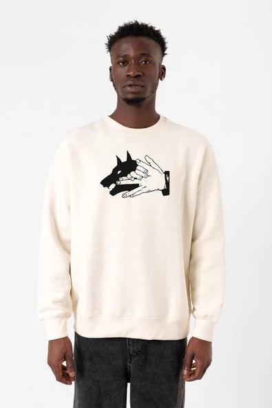 Jujutsu Kaisen Anime Divine Dogs Ekru Erkek 2ip Sweatshirt ürün görseli 1