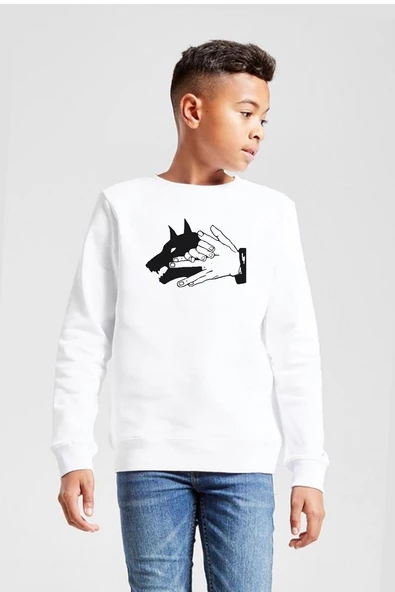 Jujutsu Kaisen Anime Divine Dogs Beyaz Çocuk 2ip Sweatshirt ürün görseli 1
