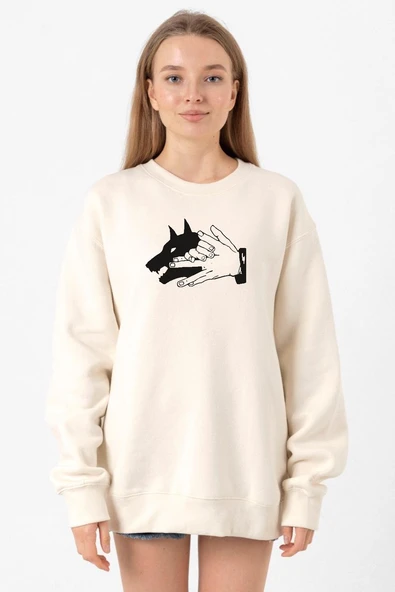 Jujutsu Kaisen Anime Divine Dogs Ekru Kadın 2ip Sweatshirt ürün görseli 1