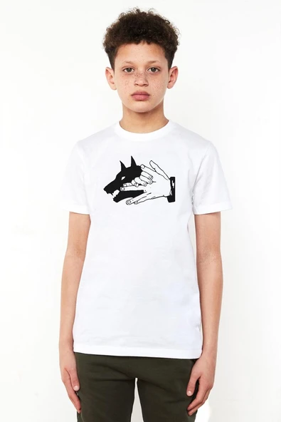 Jujutsu Kaisen Anime Divine Dogs Beyaz Çocuk Bisikletyaka Tshirt ürün görseli 1