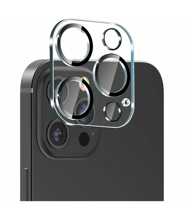 Vendas iPhone 14 Pro Max Uyumlu Integrad Tam Uyumlu Kamera Lens Koruyucu 2 Adet ürün görseli 1