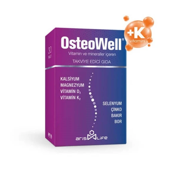 Aris Osteowell 30 Tablet ürün görseli 1
