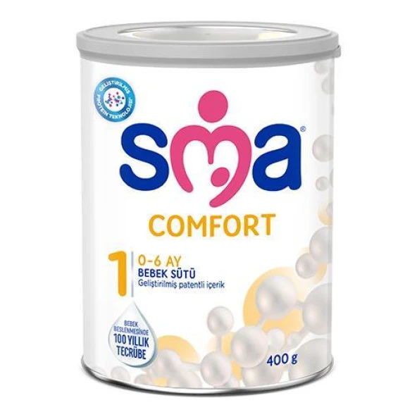 SMA Comfort 1 Bebek Devam Sütü 400gr - 0-6 Ay Bebek Maması ürün görseli 1