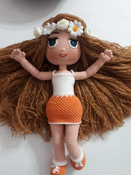 Ömür Bebek Amigurumi Organik Oyuncak ürün görseli 1