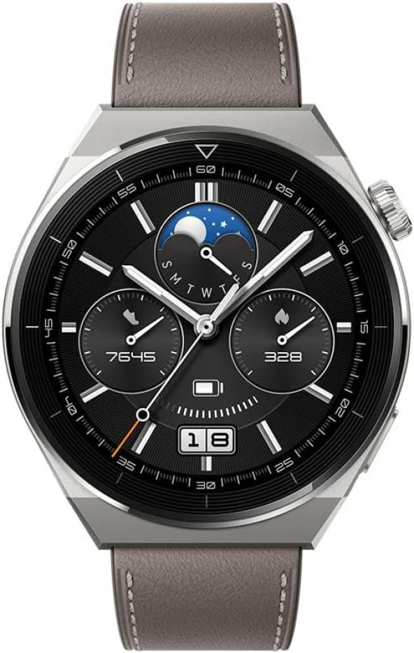 Huawei Watch GT 3 Pro 46mm Titanium Gri Akıllı Saat Teşhir ürün görseli 1