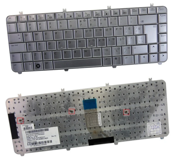 9J.N8682.P01, AEQT6A00110 Notebook Klavye (Gri TR) ürün görseli 1
