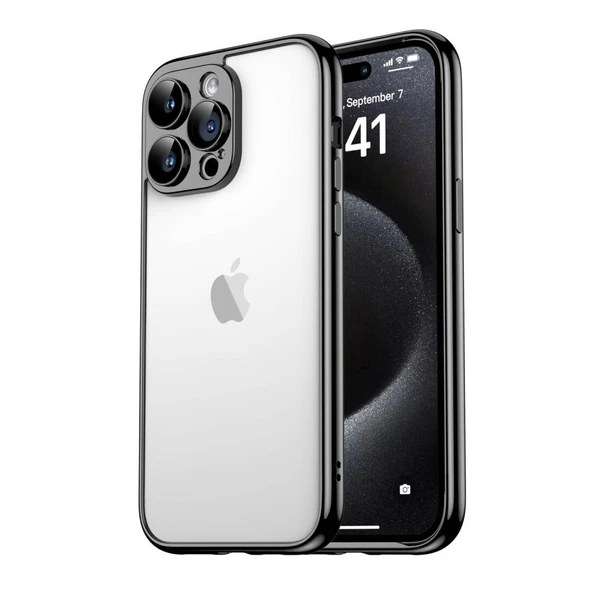 Zore Apple ile uyumlu iPhone 15 Pro Kılıf Kamera Korumalı Bontez Bumper ürün görseli 1
