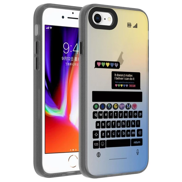 Zore Apple ile uyumlu iPhone 7 Kılıf Desenli Dragon Sert Kapak ürün görseli 1