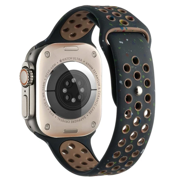 Zore Apple ile uyumlu Watch 42mm Kordon Yeni Seri 2023 KRD-02 Silikon Strap Kayış ürün görseli 1