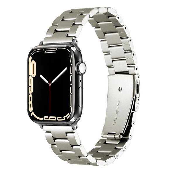 Zore Apple ile uyumlu Watch 7 41mm KRD-93 Metal Kordon ürün görseli 1