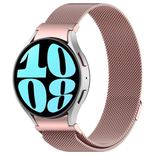 Zore Galaxy ile uyumlu Watch 6 Classic 47mm KRD-01 Metal Kordon ürün görseli 1