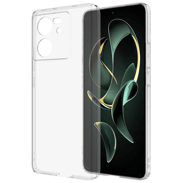 Zore Xiaomi ile uyumlu Mi 13T Kılıf Nano Oleofobik Özellikli Sert Arka Yüzey Droga Kapak ürün görseli 1