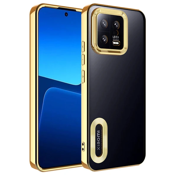 Zore Xiaomi ile uyumlu Mi 13 Kılıf Kamera Korumalı Logo Gösteren Omega Kapak ürün görseli 1