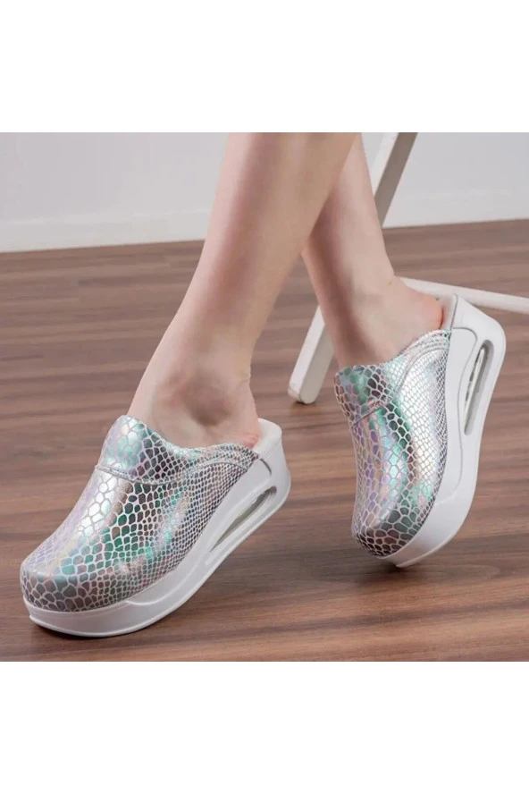 Fileli Air Max Kadın Ortopedik Ve Anatomik Doktor ,hemşire, Güzellik Merkezi Sabo Terlik ürün görseli 1