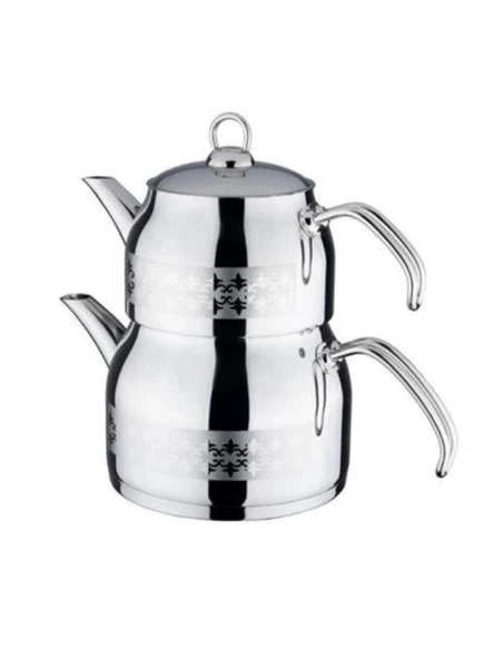 Alara ALR SUMS01 Sude Saten Mini Boy Metal Saplı Çelik Çaydanlık ürün görseli 1