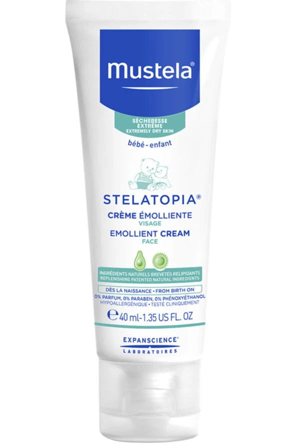Mustela Stelatopia Emollient Face Cream 40 ml ürün görseli 1