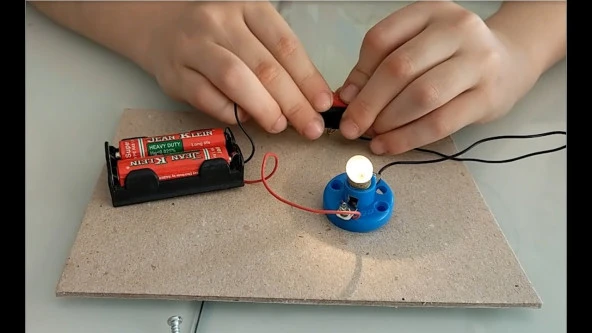 Okul Deney Seti Basit Elektrik Devre Seti - Resim 2
