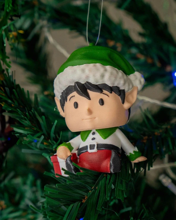 Elf Yılbaşı Ağacı Süsü - Resim 3