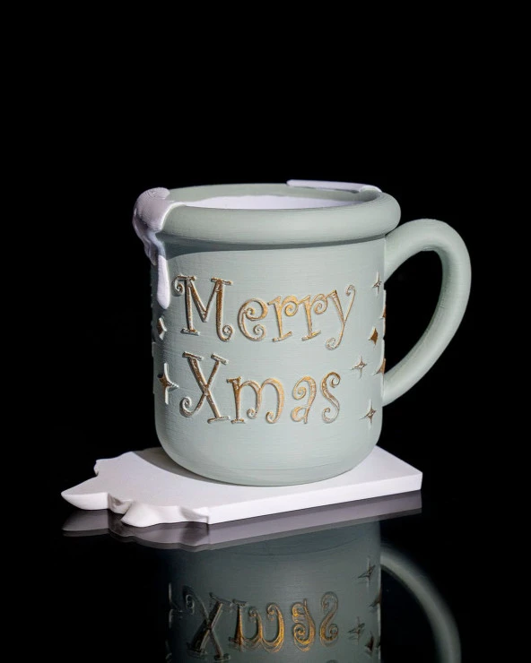 Puzzle Mug-Yılbaşı Hediyesi-Sıcak Çikolata Bulmaca - Resim 3