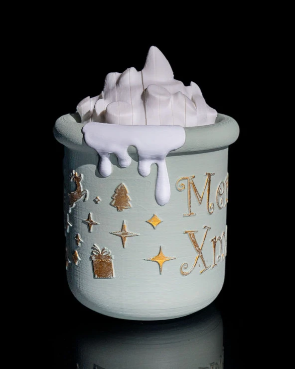 Puzzle Mug-Yılbaşı Hediyesi-Sıcak Çikolata Bulmaca - Resim 4