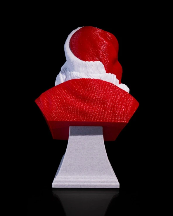 Noel Baba Büst-Yılbaşı Hediyesi-15 CM - Resim 4