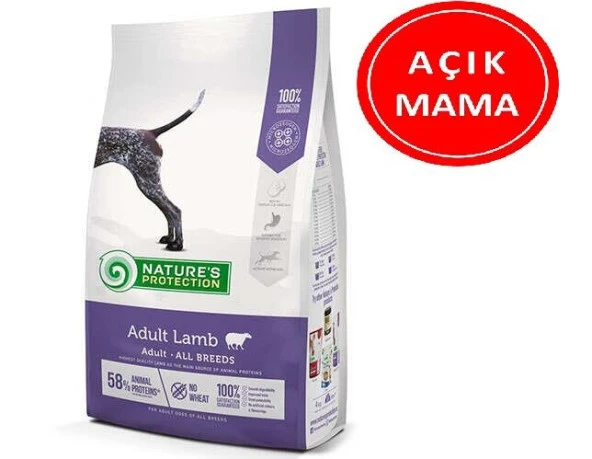 Natures Protection Adult Kuzu Etli Yetişkin Köpek Maması 1 Kg AÇIK ürün görseli 1