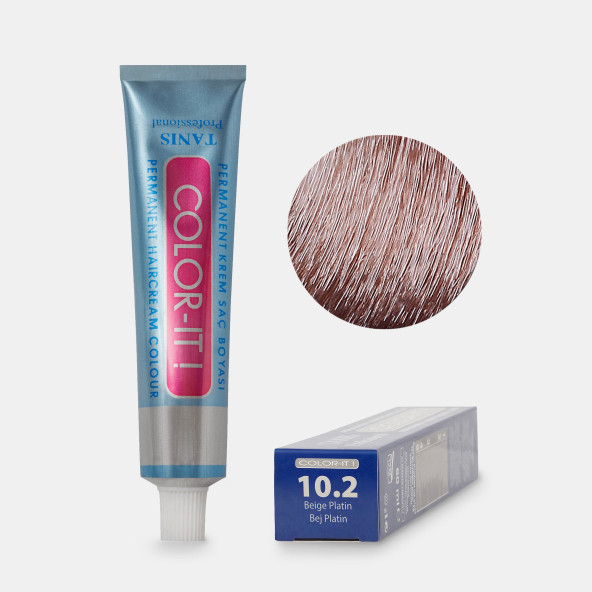 Kalıcı Saç Boyası COLOR-IT 10.2 Bej Platin ürün görseli 1