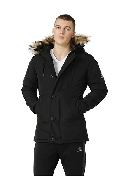 Lumberjack ML FREDDY COAT 3SN54 3PR Erkek Mont Siyah S-XXL ürün görseli 1