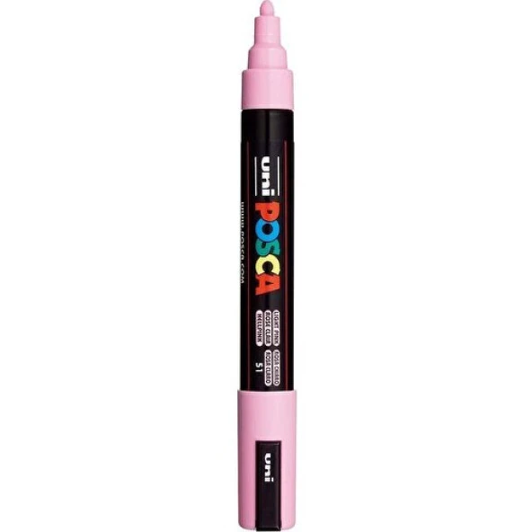 Uni Posca 5m Boyama Markörü Soft Renkler 8li Set - Resim 2
