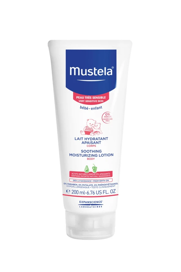 Mustela Soothing Moisturizing Lotion 200 ml - Çok Hassas Cilt Vücut Losyonu ürün görseli 1