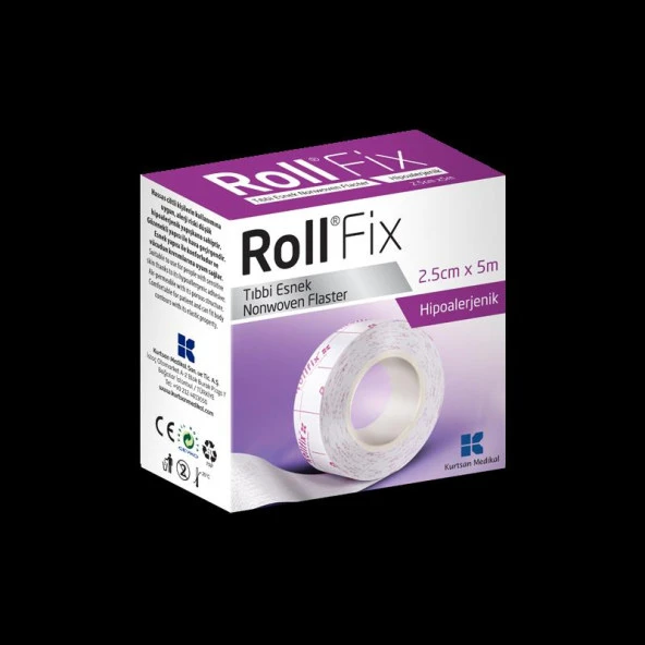 Roll Fix Flaster 2.5cm x 5m ürün görseli 1