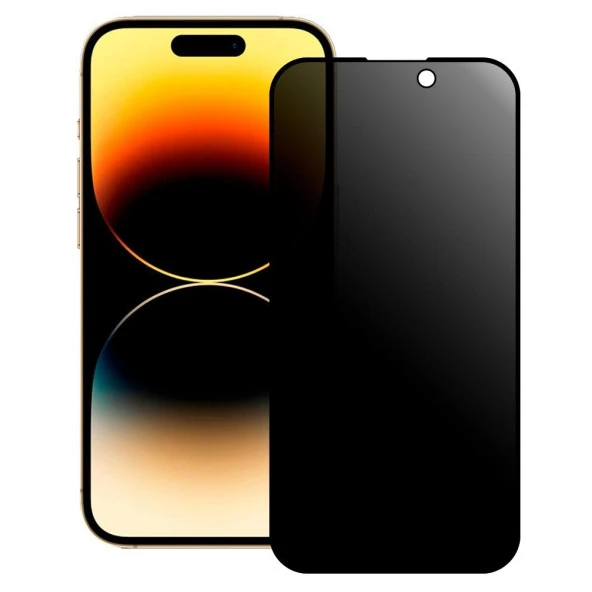 Vendas Apple iPhone 15 Plus Hayalet Ekran Koruyucu Davin Privacy Seramik Ekran Filmi ürün görseli 1