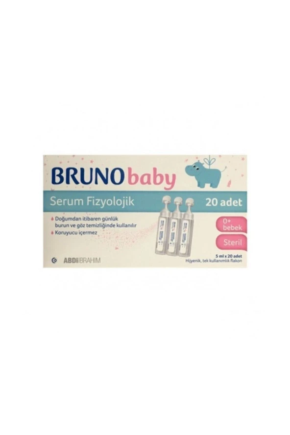 Bruno Baby Serum Fizyolojik 5 ml x 20 Flakon ürün görseli 1
