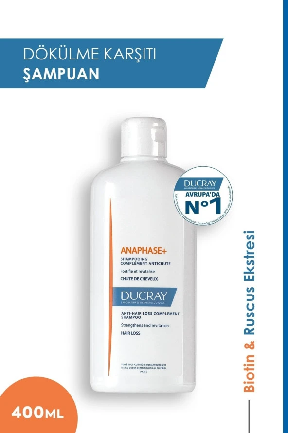 Ducray Anaphase Dökülme Karşıtı Sampuan 400 ML ürün görseli 1