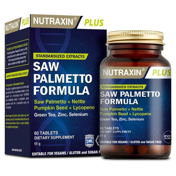 Nutraxin Saw Palmetto Formula 60 Tablet ürün görseli 1