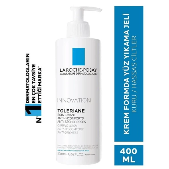 La Roche Posay Toleriane Caring Wash Nemlendirien Temizleyici Jel 400 Ml ürün görseli 1