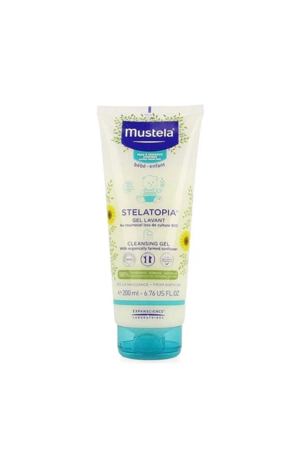 Mustela Stelatopia Cleansing Gel 200 ml ürün görseli 1