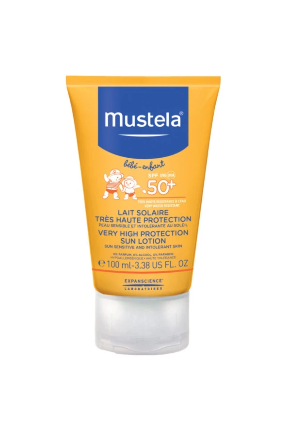 Mustela Very High Protection Sun Lotion SPF 50+ 100 ml ürün görseli 1