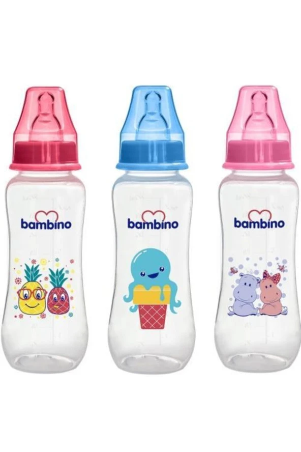 Bambino Standart PP Biberon 250 ml  B019 ürün görseli 1