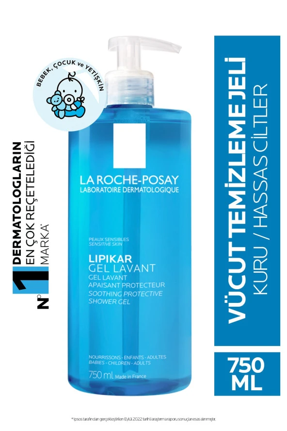 La Roche Posay Lipikar Gel Lavant 750 ml ürün görseli 1