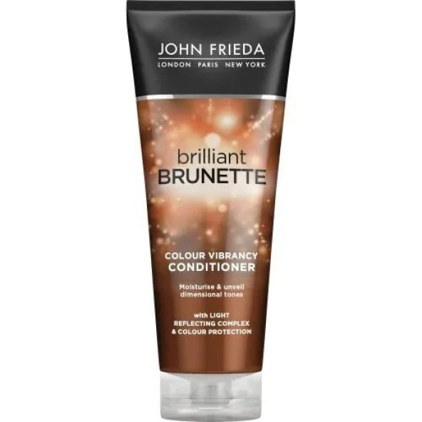 John Frieda Brilliant Brunette Colour Protecting Conditioner 250 ml ürün görseli 1
