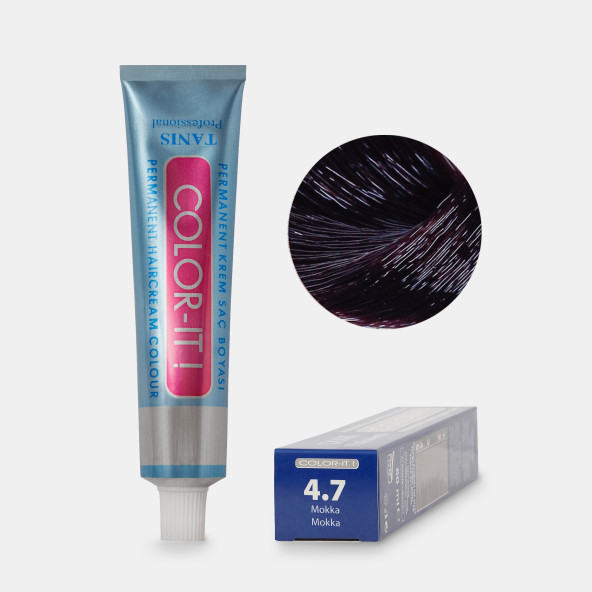 Kalıcı Saç Boyası COLOR-IT 4.7 Mokka ürün görseli 1