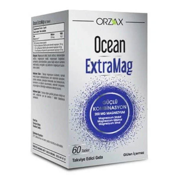 Orzax Ocean ExtraMag 60 Tablet ürün görseli 1