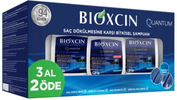 Bioxcin Quantum Yağlı Saçlara Özel Şampuan 300ml | 3 Al 2 Öde ürün görseli 1