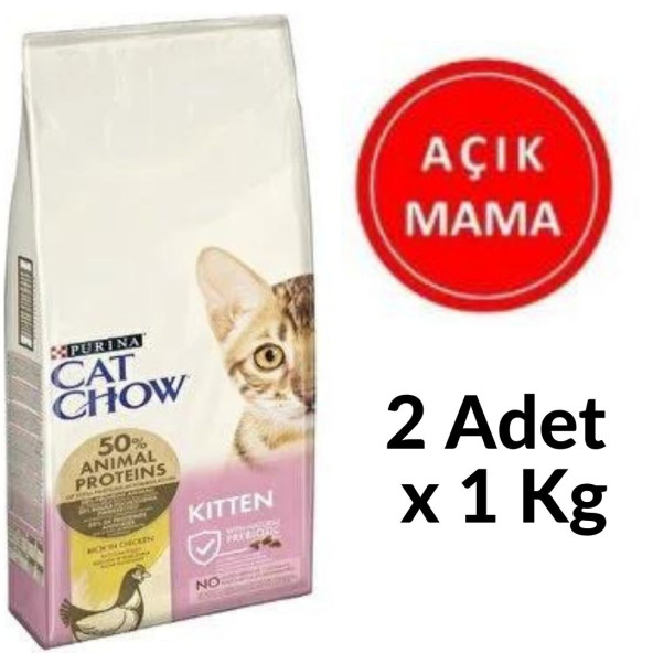 Purina Cat Chow Yavru Kediler Tavuklu Açık Mama 2 Kg ürün görseli 1