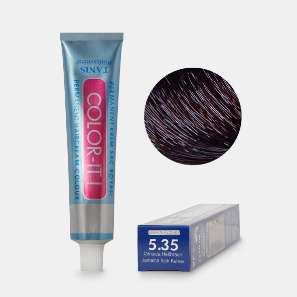 Kalıcı Saç Boyası COLOR-IT 5.35 Jamaika Açık Kahve ürün görseli 1